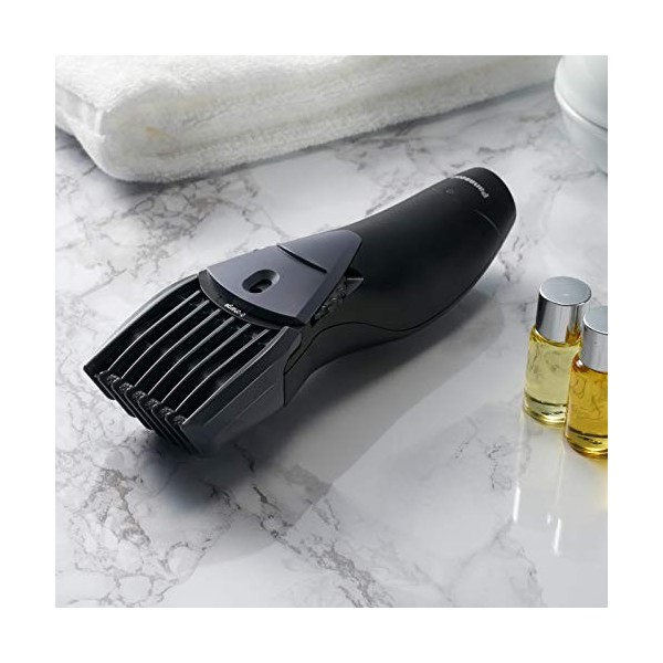 Panasonic - Personalcare ER-GB36-K503 | Tondeuse 2 en 1 - Barbe et cheveux 13 réglages 4 Accessoires 40 min dautonomie Charg