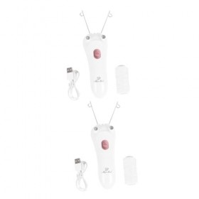 minkissy 2 Pièces Dermaplane Rasoir Pour Femmes Visage Afeitadora Para Mujer Femmes Visage Rasoir Électrique Épilateur Pour F