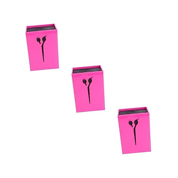 minkissy 3 Pièces De Coiffure Ciseaux Socket Cheveux Ciseaux Organisateur Barber Cisaillement Titulaire Rack Table Organisate