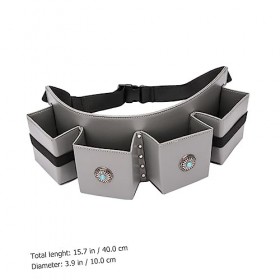 Lurrose Ciseaux De Coiffure Sacoche Cheveux Ciseaux Cisaillement Titulaire Cheveux Outil Organisateur en Cuir Portable Boîte 