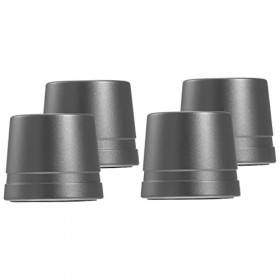 FRCOLOR Charm Coiffeur 4 Pcs Rasoir Base Rasoir Métal Aluminium Range Couteaux