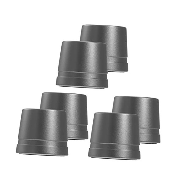 FRCOLOR Charm Coiffeur 4 Pcs Rasoir Base Rasoir Métal Aluminium Range Couteaux