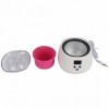 Réchauffeur de Cire Dure, ABS Fashion LED Hair Removal Wax Warmer avec Pot en Silicone pour la Maison Prise UE 