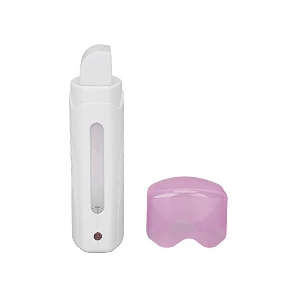 3,5 Oz 6 Pièces électrique Rouleau Chauffe-cire Ensemble Portable Rose Chauffe-cire Machine pour Femmes Hommes épilation Roul