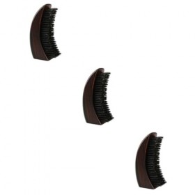 POPETPOP 3 Pcs Barbe Lisseur Peigne Barbe Croissance Brosse Barbe Nettoyage Peigne Bois Barbe Brosse En Bois Barbe Brosse Bar