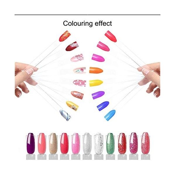 100 Pièces Nuancier Ongle, Presentoir Ongles, Palette Maquillage Vernis à Ongles, Bâtonnets pour faux ongles nail art Pratiqu