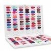 Nail Affichage Graphique Couleur, 120 Colores Présentoir Couleur Ongles, Modèles de Présentation pour Nail Art, Professionnel