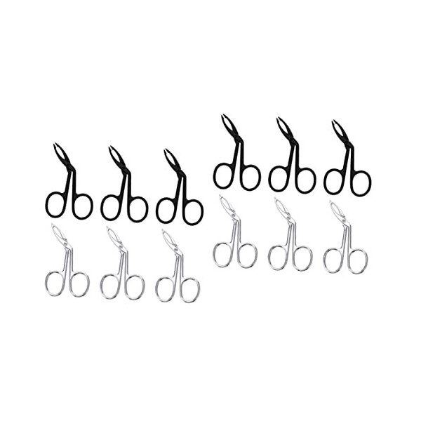 minkissy 18 Pcs Pince à Sourcils Courbée Brosse à Sourcils Outil De Mise En Forme Des Sourcils Pince à Faux Cils Épilateur Po