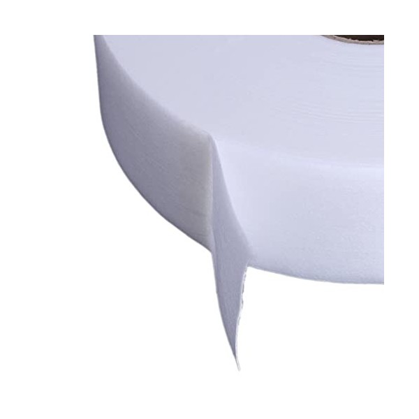 GROCKSTR Lot de 3 bandes de cire en papier non tissé pour épilation à la cire Blanc 91,4 m