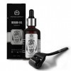 The Man Company Beard Booster Duo, Derma Roller + Beard Oil, Activates Hair Follicles, Accelerates Beard Growth, Fuller & Thi