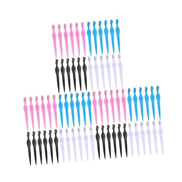 Beavorty 72 Pcs Grattoir À Sourcils Façonneur De Sourcils Pour Femmes Rasoir À Lèvres Du Visage Tondeuse Rasoir Rasoir À Sour