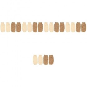 FOMIYES 20 Pièces Gants De Bain Gant Exfoliant Gant De Bain Gants De Douche Gants De Spa Mitaines Gants Pour Le Nettoyage Gan