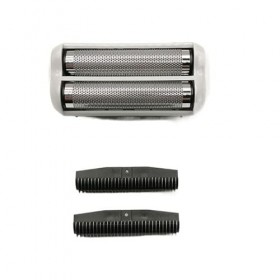 YANHAO Remplacement 1X Feuille & 2X Lames for Andis Lithium Titane 17160 17160 Argent