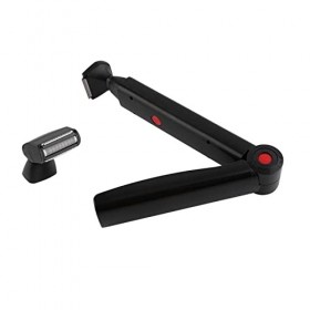 Colcolo Épilation Indolore Portative de Rasoir de Rasoir de Cheveux de Dos Pliable