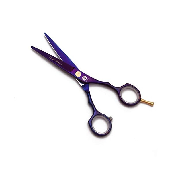 Professionnel Coupe de Cheveux 5.5 Pouces Violet Barber Ciseaux Amincissants Ciseaux Haut de Gamme Scénographie Coiffure 6CR 