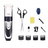 Hommes Cheveux Tondeuse à Cheveux Professionnel Tondeuse sans Fil Haircut Kit Machine de Coupe USB Rechargeable Cheveux étanc