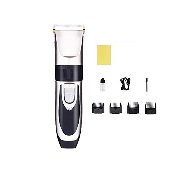 Hommes Cheveux Tondeuse à Cheveux Professionnel Tondeuse sans Fil Haircut Kit Machine de Coupe USB Rechargeable Cheveux étanc