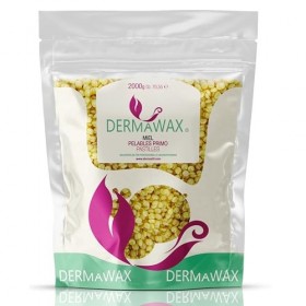 Dermawax Miel Pelables- Cire dépilatoire jetable sans bandes de cire pour lépilation, cire brésilienne pour le corps entier,