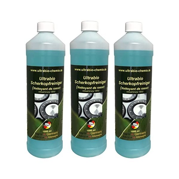 3 LITRES DE RECHARGE LIQUIDE compatible CLEAN RENEW lotion nettoyante station RASAGE CCR3 CCR - liquide rasoir