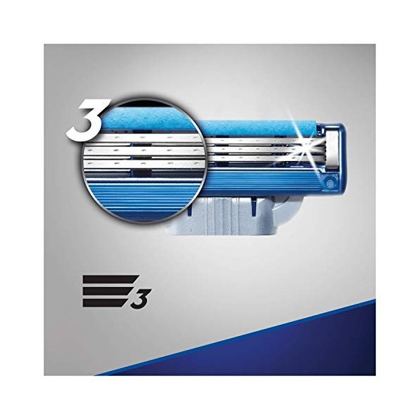 Gillette Sensor Excel Lames de Rasoir Pour Homme - 12 Recharges