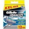 Ancienne Version Gillette Mach3 Turbo Lames de Rasoir Pack de 12