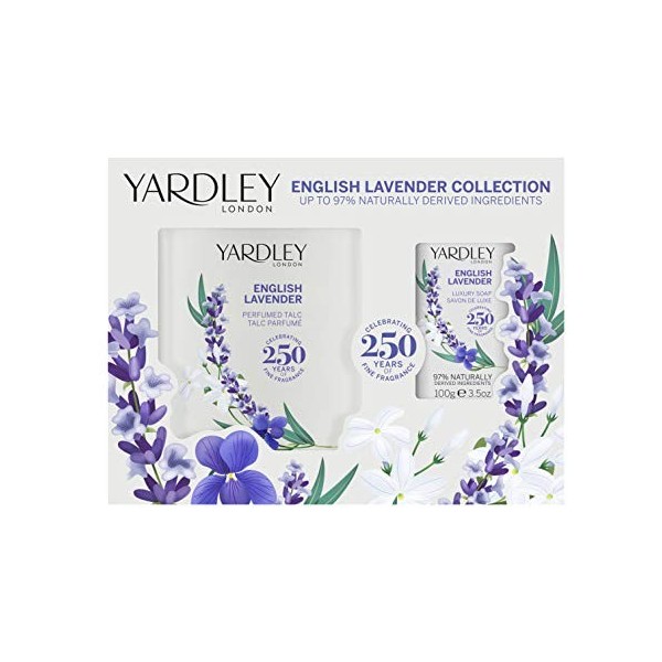 Yardley London Coffret Talc & Savon Lavande 400g Y72X2010-3