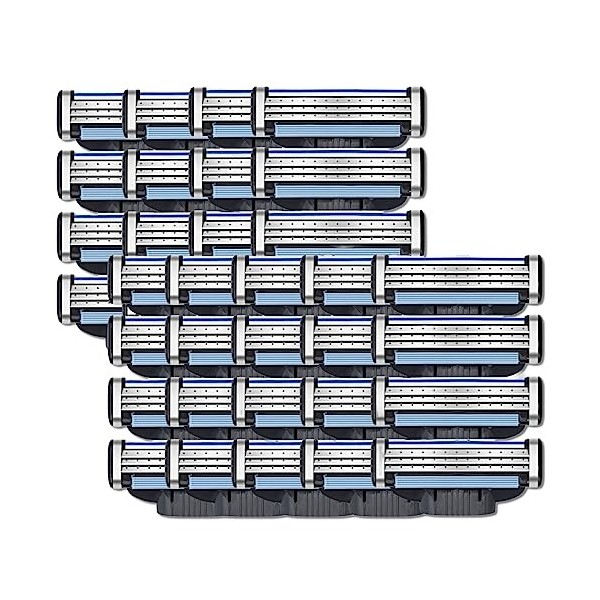 Lame de rasoir pour Gillette mach3, lame de rasoir homme mise à jour, lame de rechange pour Rasoir droit, rasoir homme pour u