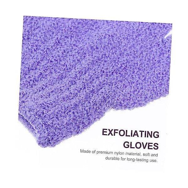 minkissy 60 Pièces Gants De Bain À Cinq Doigts Gants En Nylon Éponge Serviettes De Bain En Coton Gants De Douche Exfoliants G