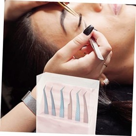 minkissy 2 Pièces Pince À Épiler Support De Rangement Support À Outils Pince À Cils Pince À Cils Pour Faux Cils Support De Pi