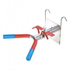oueyfer Outil Castration Porcelets Support Castration Bétail avec Pince Mobile Outil Castration Facile À Utiliser Fourniture 