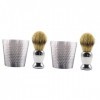 Beavorty 2 Ensembles Ensemble De Brosses À Barbe Bol De De Barbier Kit De Rasage Pour Hommes Brosse À Moustache Homme Costume