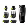 Braun MGK3225 Tondeuse à Cheveux, Tondeuse à Barbe, Rasoir, Präzisions Trimmer abwaschbar Noir