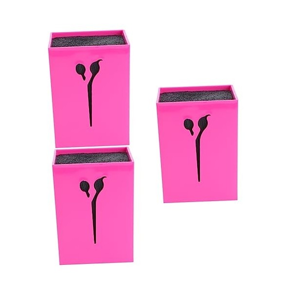 FRCOLOR 3 Pièces Douille Ciseaux De Coiffure Organisateur De Ciseaux à Cheveux Coiffeur Cas De Stockage De Ciseaux De Cheveux
