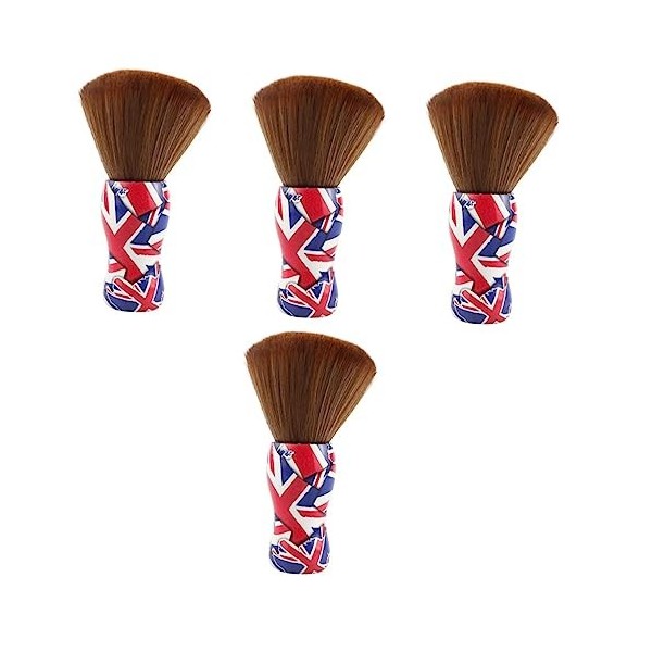 FRCOLOR 4 Pièces Brosse De Nettoyage Des Cheveux Blaireaux Pour Hommes Plumeaux Pour Le Nettoyage Hommes Mâle Blaireau Brosse