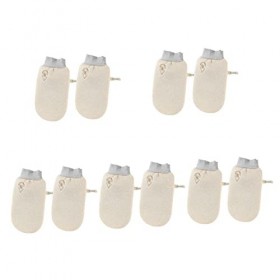 DOITOOL 10 Pièces Gants De Bain Double Face Gant De Bain Gommages De Bain Manchons pour Hommes Gant De Lavage pour Le Corps O