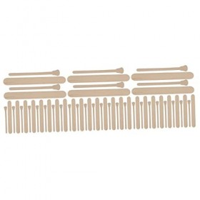 300 Pièces De Bois Ciré Pince À Épiler Professionnelle Pince À Épiler De Précision Spatule De Maquillage Pince À Épiler Tiges