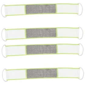 Alipis 4 Pièces Bande De Bain Serviette Exfoliante Gant De Toilette Exfoliant Gommages pour Le Corps Gants Exfoliants Épurate
