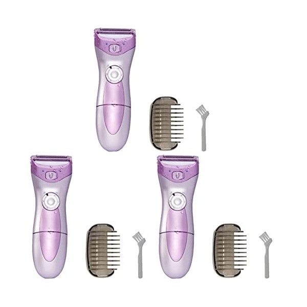 Rasoirs électriques pour femmes, 3 pièces, rasoirs électriques pour le visage, rasoirs électriques pour femme, tondeuse aisse
