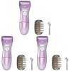 Rasoirs électriques pour femmes, 3 pièces, rasoirs électriques pour le visage, rasoirs électriques pour femme, tondeuse aisse