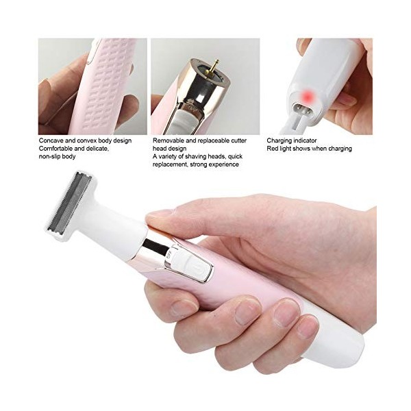 5 en 1 machine dépilation électrique épilateur de corps USB Rechargeable femmes rasoir indolore pour les femmes épilateur de