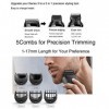 5 Guide Ensemble Peigne pour Braun Series 3 + lame de rasoir de rechange pour tête de rasoir BT32, Peigne de Fixation de Rech