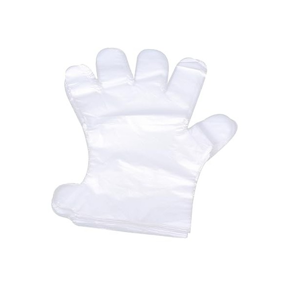 ULTECHNOVO 10 Paquets De Gants Transparents Gants Transparents Jetables Gants Jetables Guantes Desechables Gants De Beauté Ga