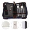 minkissy 3 Ensembles DOutils De Soins Infirmiers Ensemble De Toilettage Pour Hommes Tondeuse De Voyage Blaireau Moustache Ki