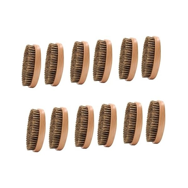 Beavorty 12 Pcs Brosse À Barbe Accessoires De Voyage Kit De Toilettage Pour Hommes Peigne À Barbe Pour Hommes Peigne En Bois 