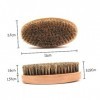 Beavorty 12 Pcs Brosse À Barbe Accessoires De Voyage Kit De Toilettage Pour Hommes Peigne À Barbe Pour Hommes Peigne En Bois 