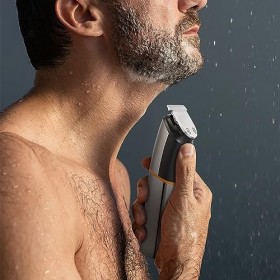 minkissy Rasoir Électrique Pour Nettoyer Le Visage Tondeuse à Barbe Électrique Visage Rasoir Électrique Kit De Tondeuse à Bar