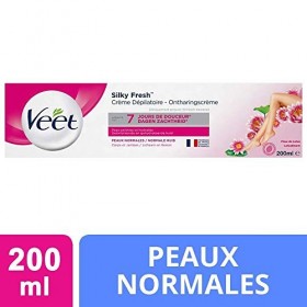 VEET Crème Dépilatoire pour Peaux Normales 200 ml - Lot de 6