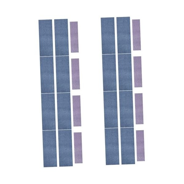 HOMSFOU 15 Pièces Chiffon Exfoliant Pour Le Gant De Toilette Lave- Douche Serviette Exfoliante Bande Exfoliante Pour Le Tampo