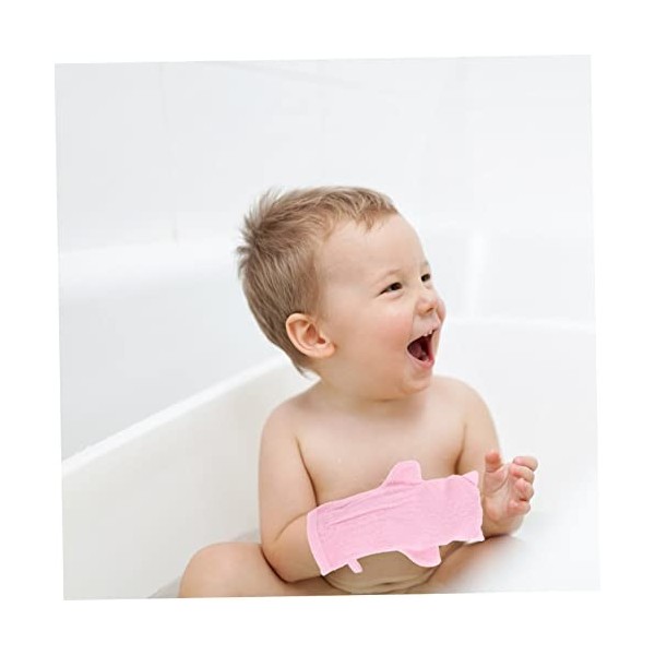 VducK 2 pièces gants de bain gants de corps exfolier enfant serviette de bain enfants gants de douche enfants mitaines gant d