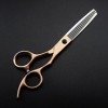 Ciseaux de coupe de cheveux, 6 pouces professionnels 440c acier rose or ciseaux de cheveux coupe outils de barbier coupe de c
